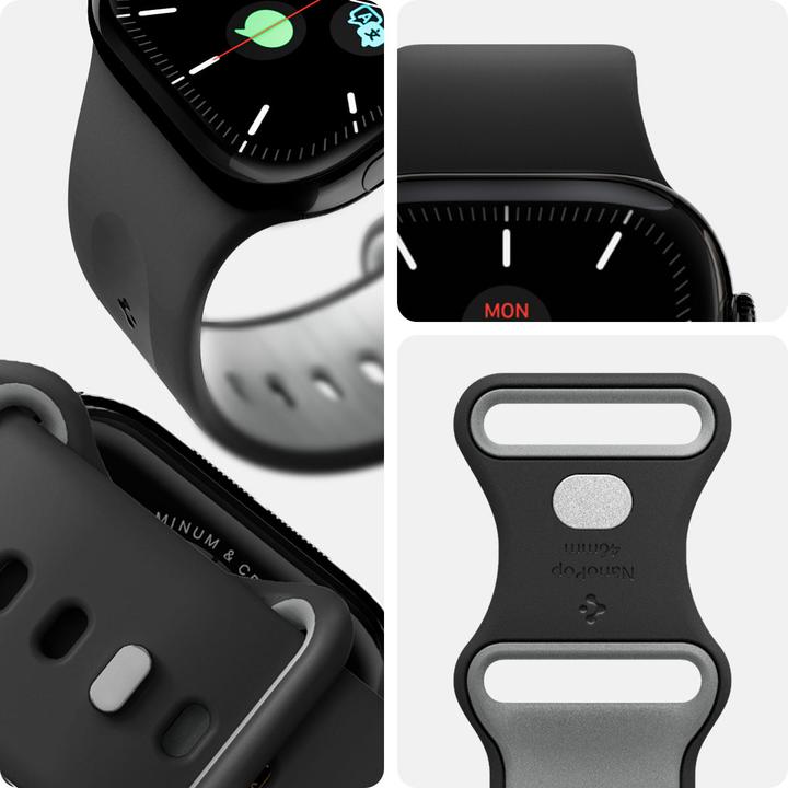 Image du produit Spigen Band Nano Pop for Apple Watch 6/7/8/9/10/SE/Ultra 1/Ultra 2 (44/45/46/49 mm) black