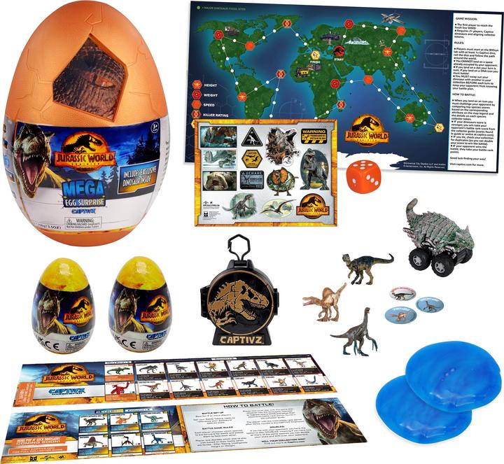 Actual product image Jurassic World Captivz Dominion - Mega Egg (969-10180)