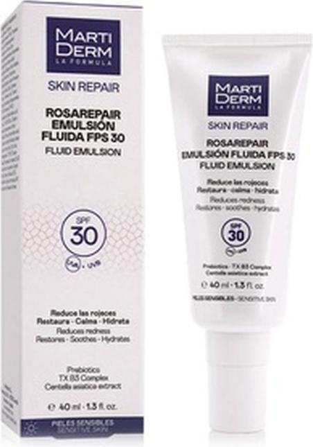 Image du produit Martiderm Emulsion Rosarepair SPF30 40ml (Gel après-rasage, 40 ml)