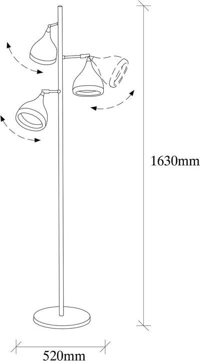 Actual product image Opviq Oakley (E27)