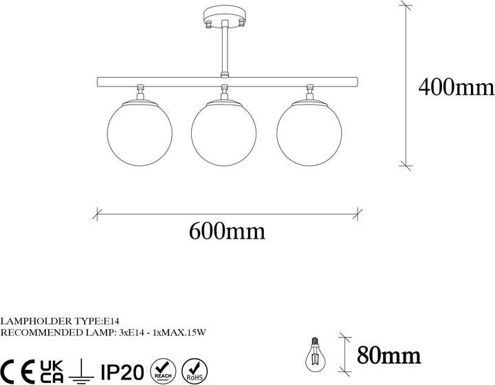 Produktbild Opviq Charles (E14)