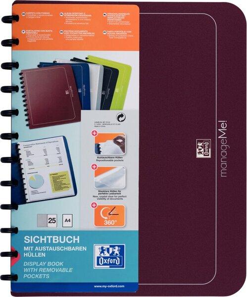 Produktbild Elba vario-zipp Ringmappe manageMe!, DIN A4, bordeaux Ringdurchmesser: 21 mm, Ringfarbe: silber-metallisc (A4, 1 x)