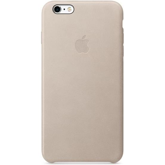 Apple Leder Case (Apple iPhone 6 Plus, Apple iPhone 6s Plus), Smartphone Hülle, Grau