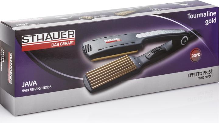 Immagine prodotto XanitaliaPro Piastra in ceramica effetto frisé Java Tourmaline Gold (Piastra per capelli)