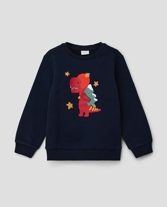 Produktbild s.Oliver Sweatshirt Sweatshirt mit Frontprint (128, 134)