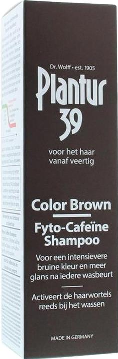 Image du produit Plantur 39 Shampooing cheveux bruns 250 Ml (Shampoing liquide, 250 ml)