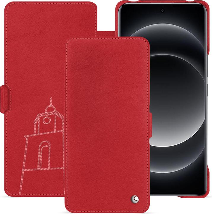 Actual product image Noreve Horizontal leather flap shell (Xiaomi 14 Ultra)
