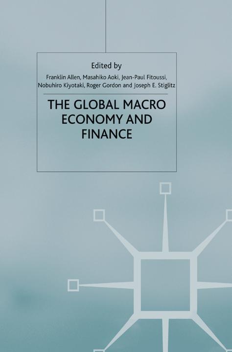 Produktbild Global Macro Economy and Finance (Englisch, 2012)
