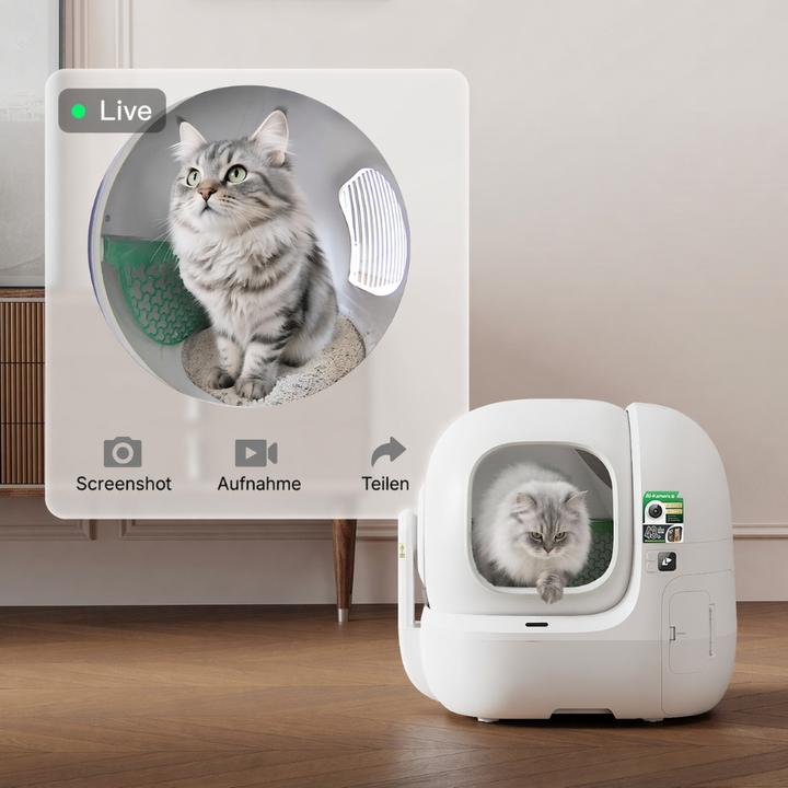 Image du produit Petkit Purobot Max Pro 2 (Bac à litière autonettoyant, Bac à litière fermé)