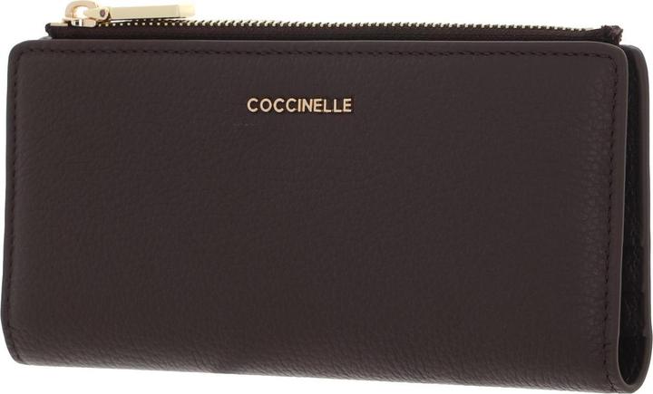 Actual product image Coccinelle Metallic Soft Wallet Grained Leather