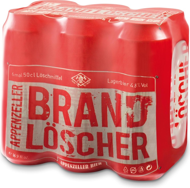 Produktbild Appenzeller Bier Brand Löscher 6 x 0.50 l (6 x 50 cl)
