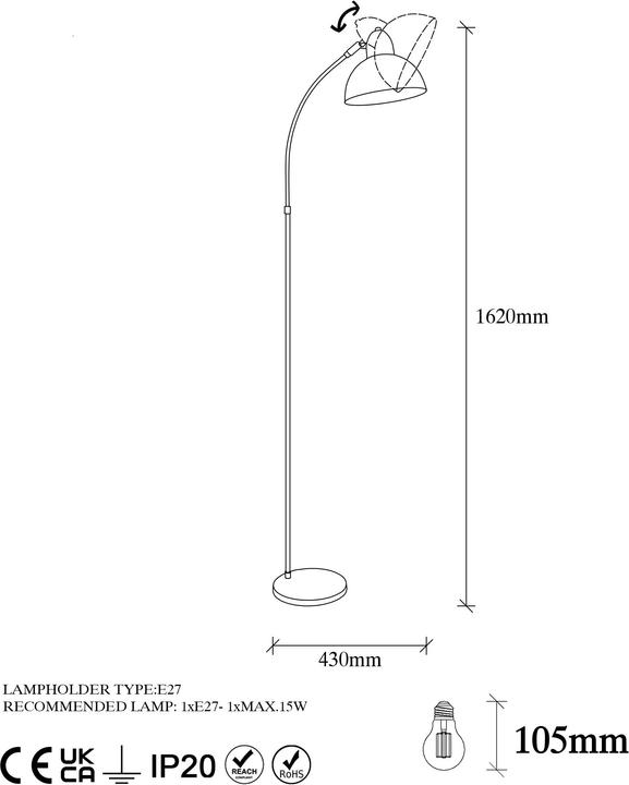 Image du produit Opviq Heath (E27)