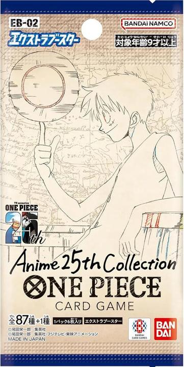 Produktbild One Piece Memorial Anime 25th Collection - Extra Booster Pack EB-02 - Card Game - JP (Japanisch, Booster Pack)