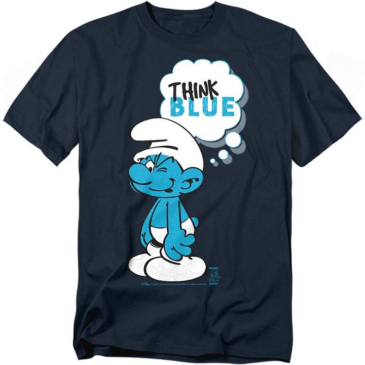 Produktbild The Smurfs Think Blue TShirt (S)