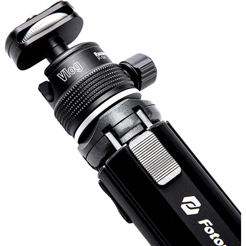 Thumbnail - Fotopro statyw Vlogger Mini (SY-390 + P-1HX) - szary, Stativ, Schwarz