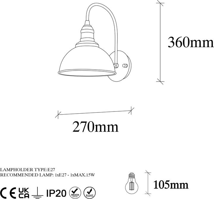 Produktbild Opviq Harland (E27)