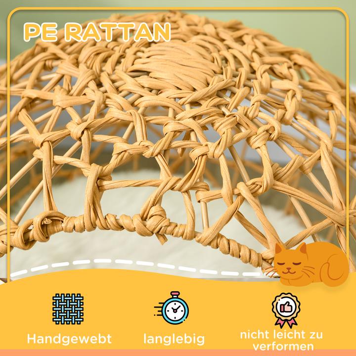 Produktbild PawHut Katzenhaus mit Metallgerüst (Katze)