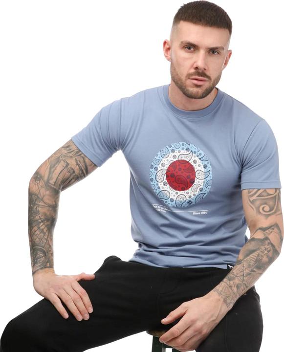 Actual product image One True Saxon Mens Paisley Cotton T-Shirt (L)