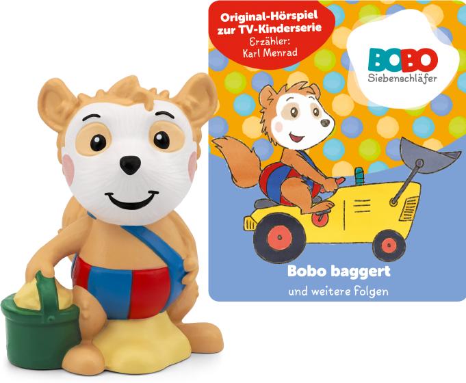 Immagine prodotto Tonies Audiosystem Hörfigur Bobo Siebenschläfer - Bobo baggert und weitere Folgen (Tedesco)