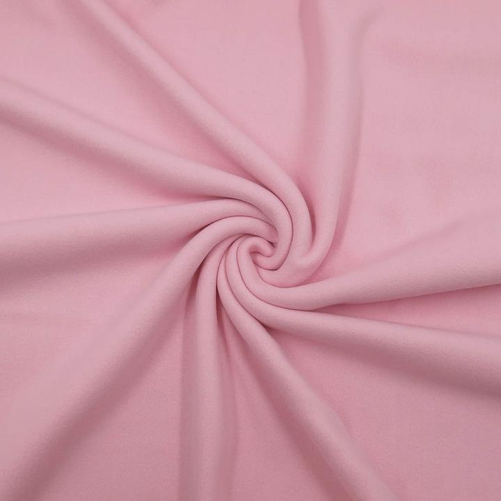 Actual product image Stoffrestposten Premium Fleece - Light pink - Minimum quantity: 1 metre