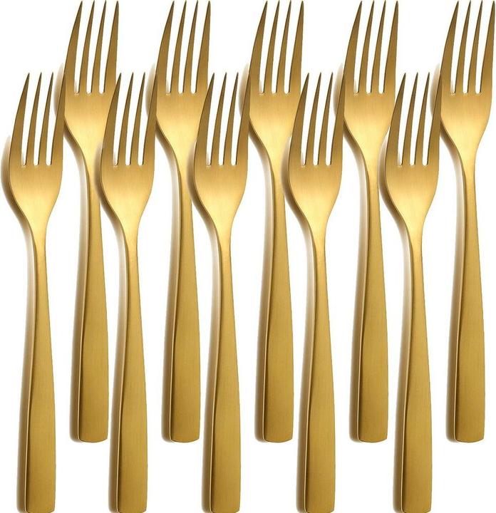 Produktbild Comas Barcelona Tafelgabel 18/0 Gold matt (Gabel)