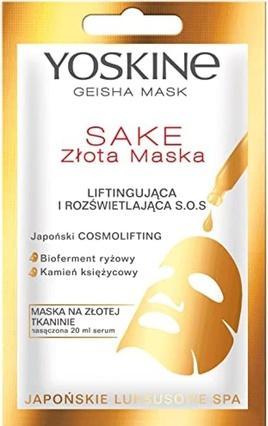 Yoskine Sake Gold Maschera Lifting e Illuminante S.O.S R (20 ml)