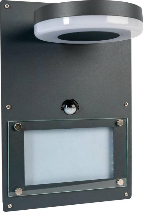 Grafner Edelstahl-Wandlampe mit Hausnummer WL10962