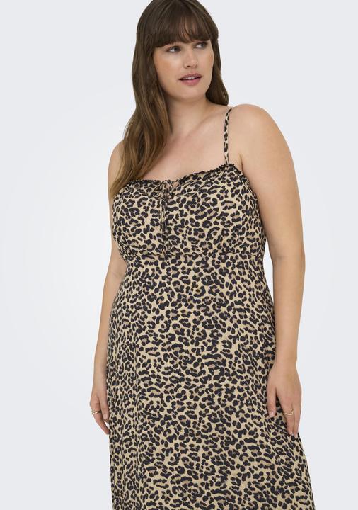 Produktbild Only Normal geschnitten U-Ausschnitt Curve Schmale Träger Midikleid Kleid (50)