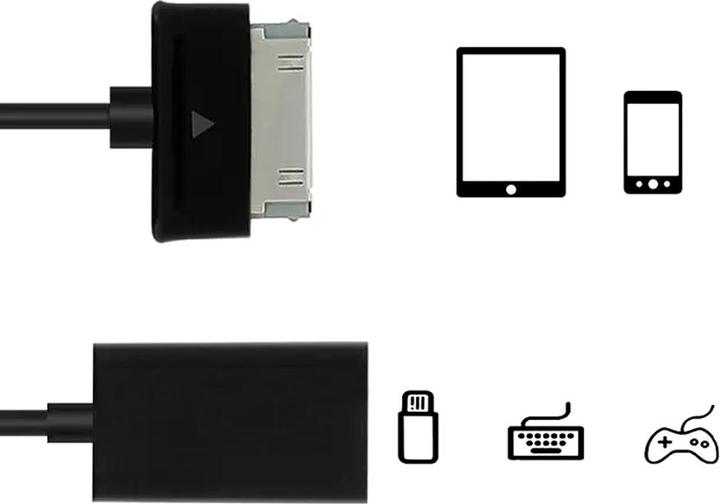 Immagine prodotto Techly Adattatore OTG USB per samsung TAB (I-SAM-EXT20) (0.20 m, USB 2.0)