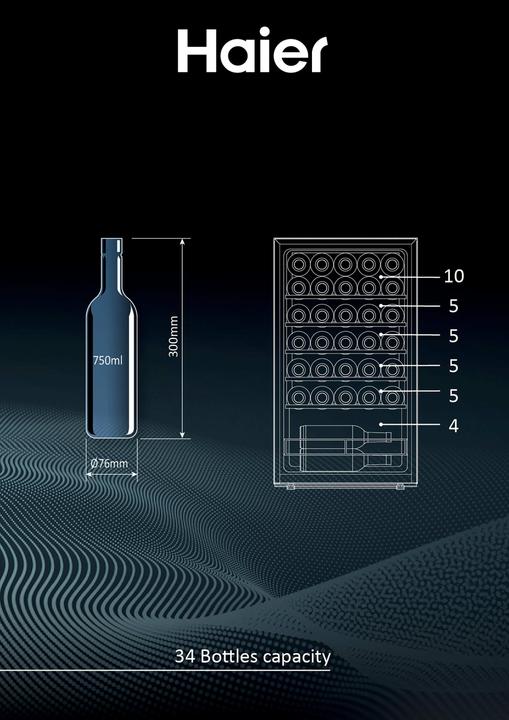 Actual product image Haier Weinbank 50 Serie 3 HWS34GGH1