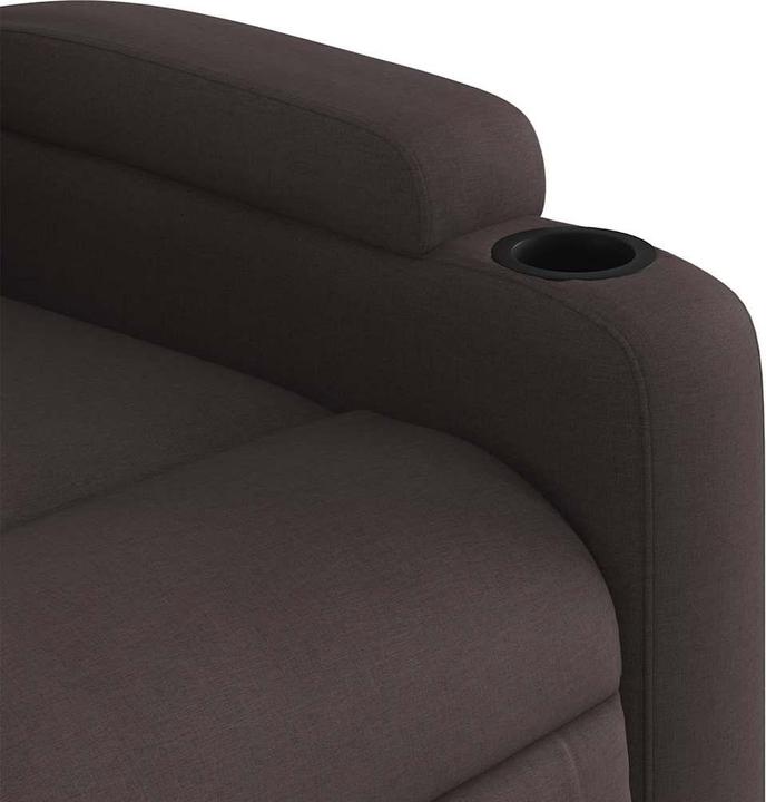 Produktbild vidaXL Massagesessel Fernsehsessel Relaxsessel Elektrisch Dunkelbraun Stoff