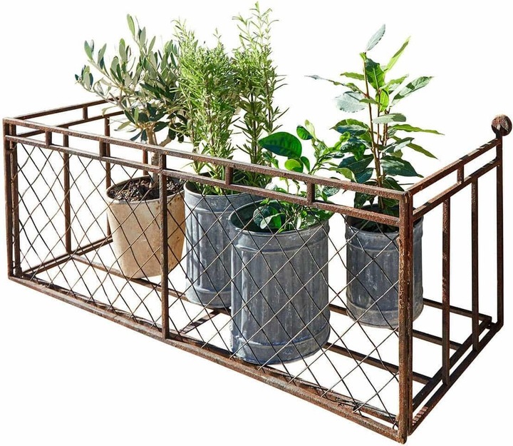 Produktbild Loberon Pflanzkasten Edington antikbraun (72.50 cm)
