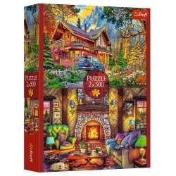 Trefl Puzzle 2x500 Ein Ausflug in die Berge