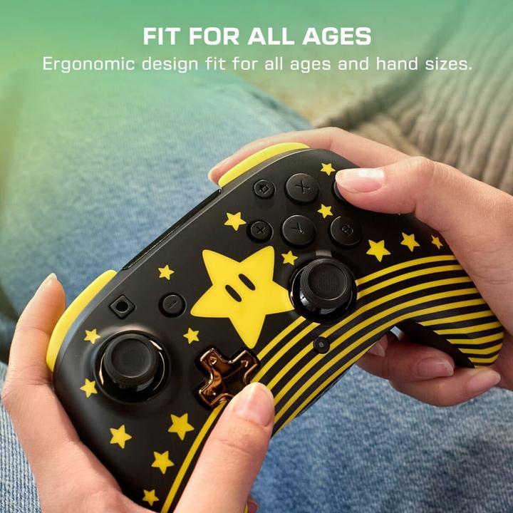 Produktbild Turtle Beach Rematch Wireless Controller - Super Mario Star (Switch 2, Switch OLED, Switch Lite, Switch)