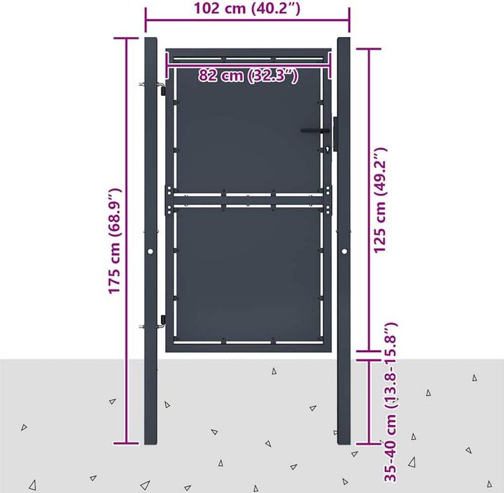 Produktbild vidaXL Gartentor