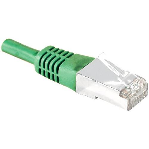 Exertis Connect Patchkabel S/FTP, PiMF, CAT.6, grün, 3.0 m Patchkabel mit besonders schmalem Knickschutz (S/FTP, CAT6, 3...
