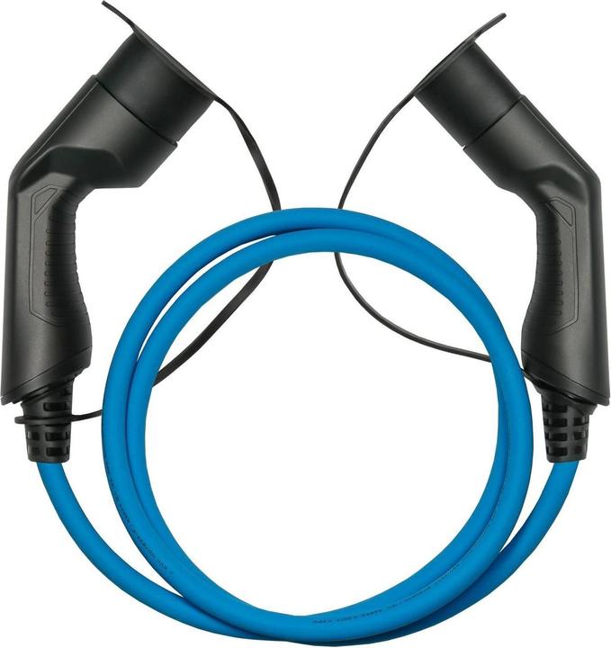 Immagine prodotto Kabelmeister Cavo di ricarica per auto elettriche modalità 3, da spina a presa di tipo 2, 16 A, 5 m, blu (Tipo 2, 11 kW, 16 A, 5 m)