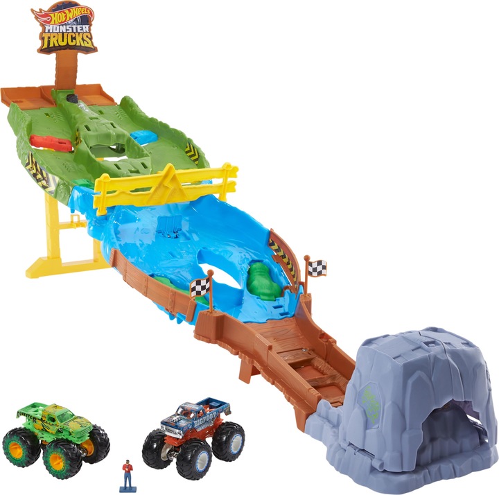 Produktbild Hot Wheels Monster Trucks Wettkampf Rennstrecke