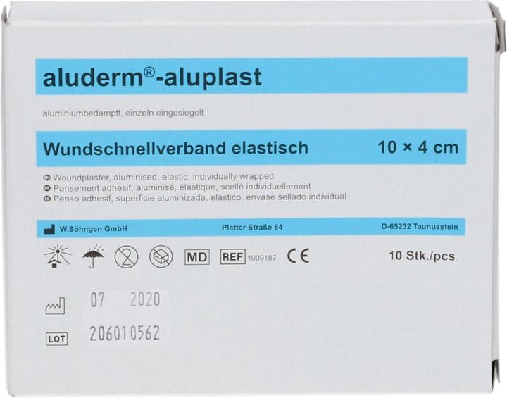 Image du produit Söhngen aluderm pansement rapide / sparadrap élastique 10x4cm, à l'unité, 10 pcs. (1 x)