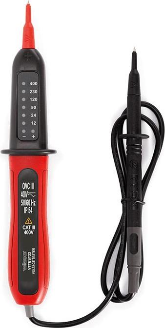 Produktbild Velleman Zweipoliger Spannungspr?fer - Kat. III - 400V - LED-Anzeige (CAT III 150V)