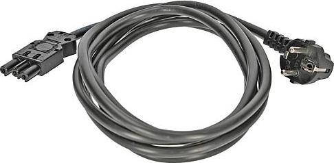 Produktbild Bachmann Gerätezuleitung, konfektioniert, 3.0 m, schwarz (3 m, CEE 7/4)