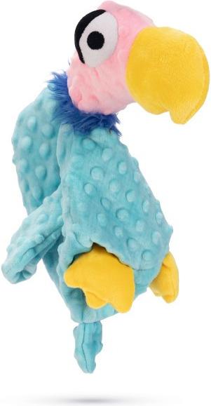 Produktbild Beeztees Plüschspielzeug Flamingo Quak, Geier Rolf und Papagei Lor (Plüschspielzeug Hund)