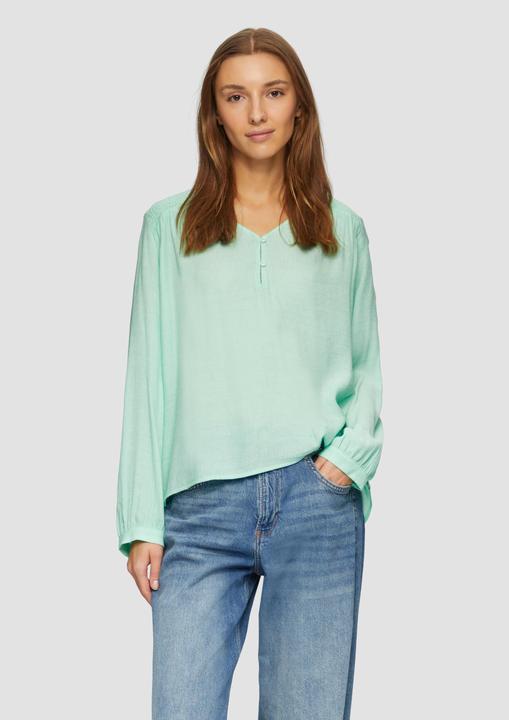 Immagine prodotto S.Oliver Bluse Strukturierte Bluse aus Viskosemix mit Smok-Details (34)