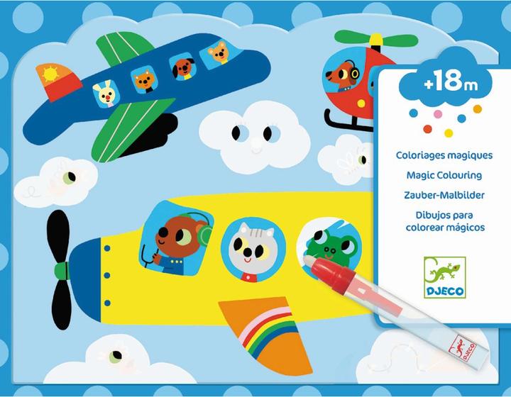 Actual product image Djeco Magic colouring pictures sky