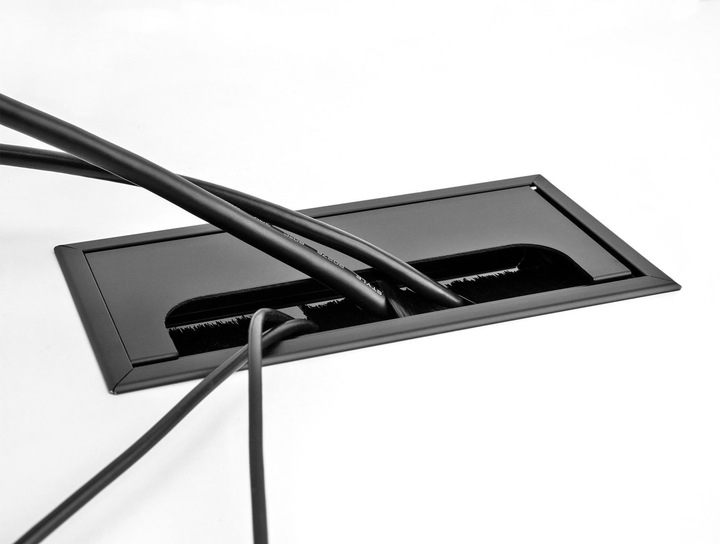 Image du produit Delock Passage de câbles pour montage sur table (Trou de câble, 30 cm)