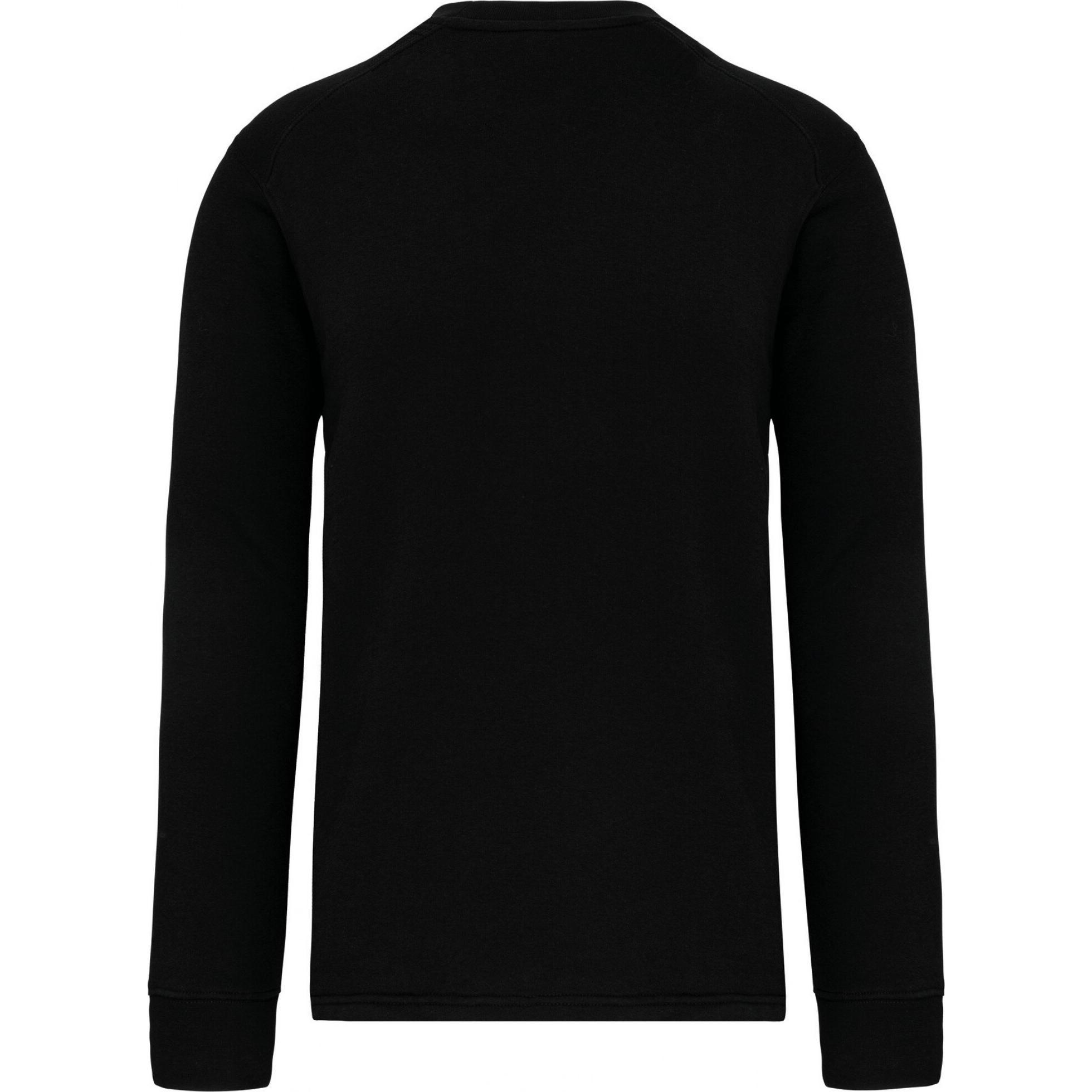 Kariban, Herren, Pullover, Sweatshirt montierte Ärmel, Schwarz, (5XL)