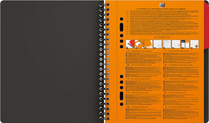 Actual product image Oxford Activebook (A5+, Checked, Soft cover)
