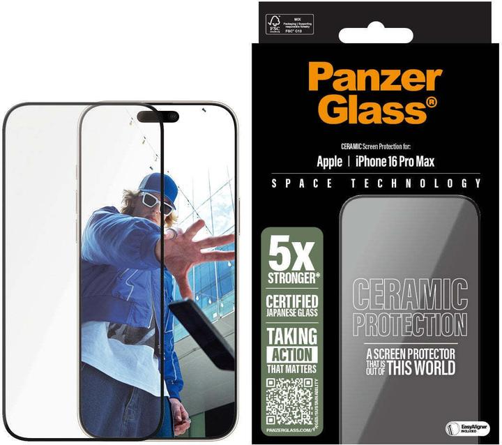 Image du produit PanzerGlass Protection en céramique (1 pcs, Apple iPhone 16 Pro Max)
