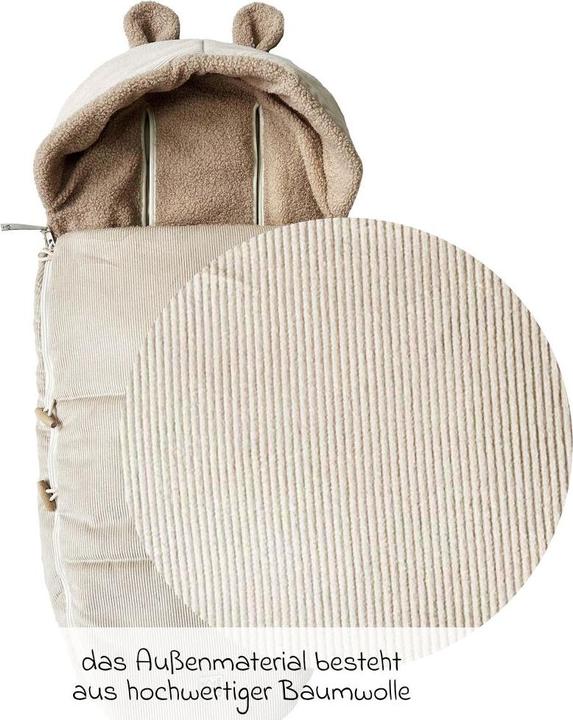Produktbild Kaiser Baby Fusssäcke für Kinderwagen & Buggys Fleece-Fusssack Hau Kea für Kinderwagen &