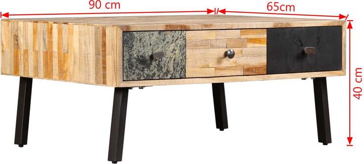 Immagine prodotto vidaXL Couchtisch (90 x 65 x 40 cm)